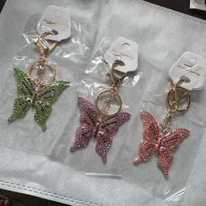 Butterfly Bag charm or keychain